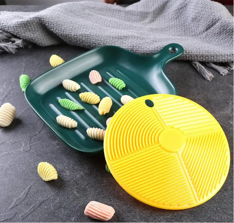 4 Kinds Of Pattern Food Molds Italian Special Macaroni Board Hemp Food Board High Quality Materials Easy To Operate Pasta Tools