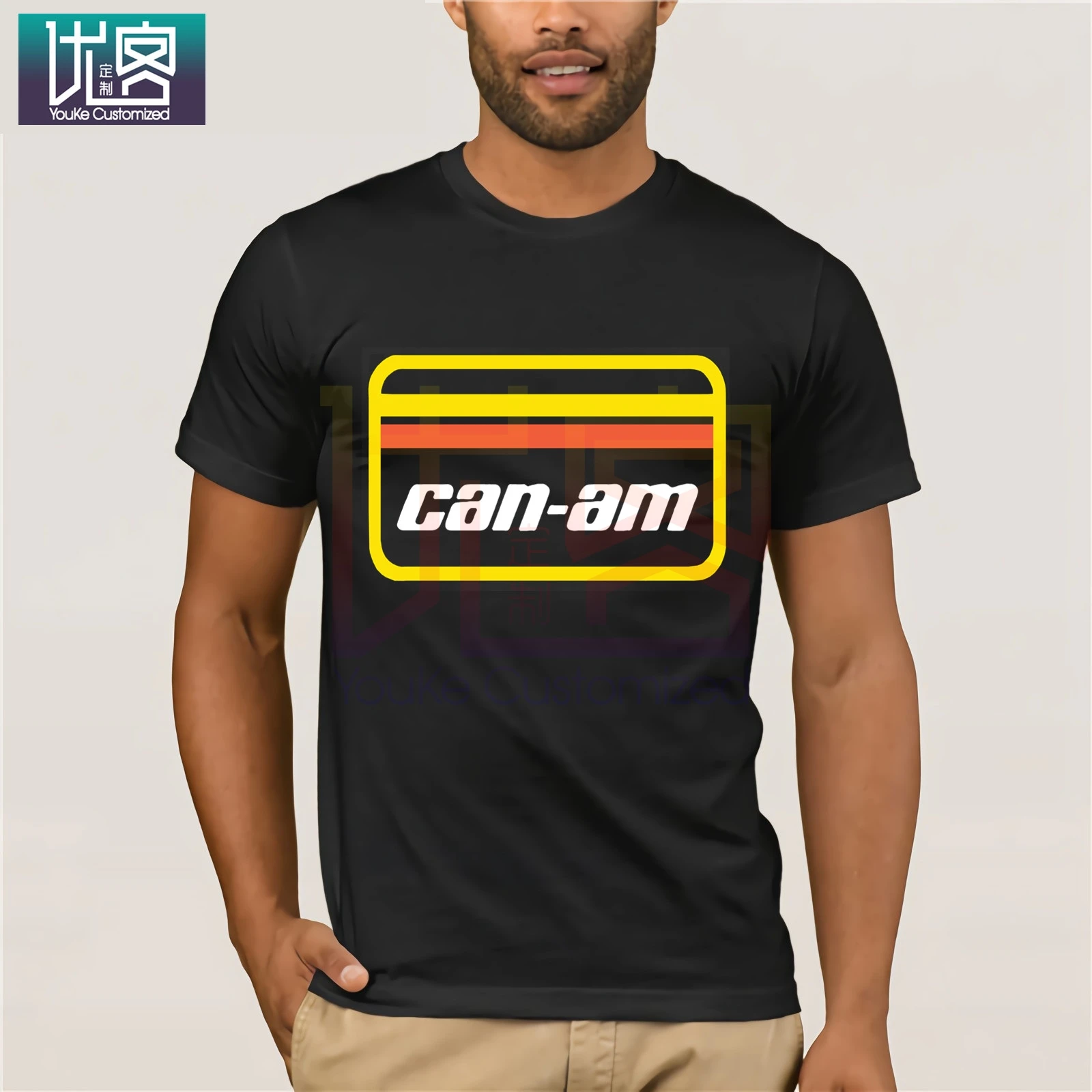 

Novelty Man Can Am Off Road Brp Graphic T Shirt 100% Cotton Atv Commander Utv Outlander Homme Tee Shirt Wholesale for Men Tops