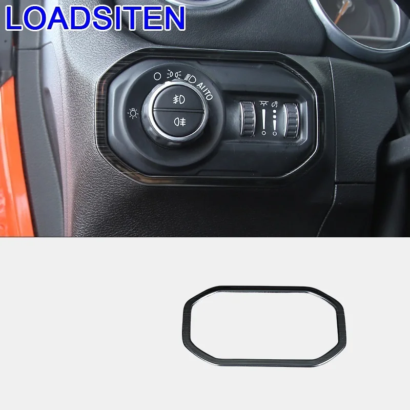 Decorative Automobile Chromium Control System Navigation Interior Modification Covers Protecter Decoration 18 FOR JEEP Wrangler |