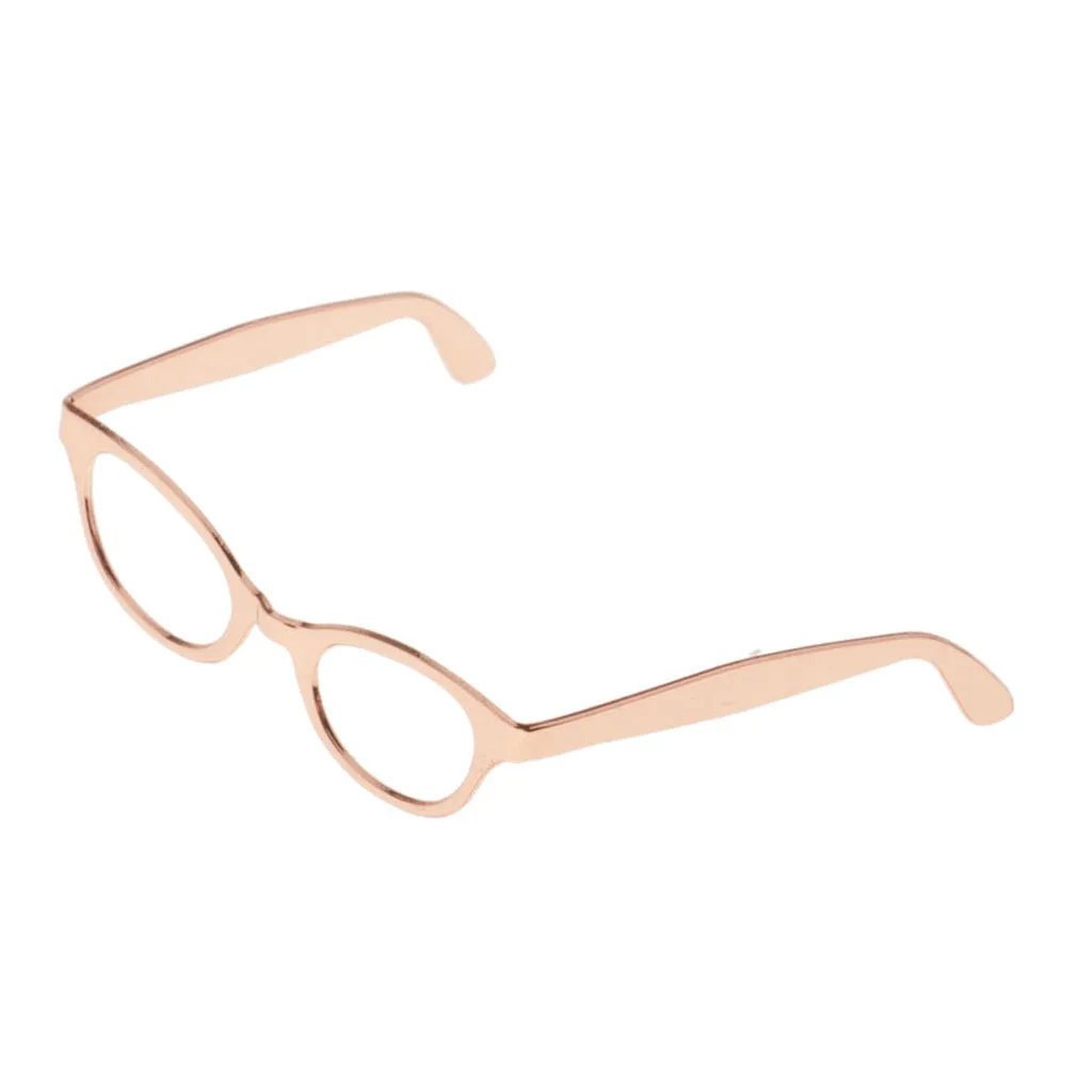 1/6 Scale Doll Metal Frame Eyeglasses Spectcles No Lens Glasses for HT/PH/SS/DID/DML/TC 12 inch Action Figure Body 1/6 Scale Doll Metal Frame Eyeglasses Spectcles No Lens Glasses for HT/PH/SS/DID/DML/TC 12 inch Action Figure Body