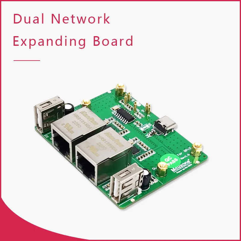

Raspberry Pi Zero/W/WH двойная сетевая плата расширения Zero 2 Вт переход на Gigabit single Network и Ethernet в форме 3B