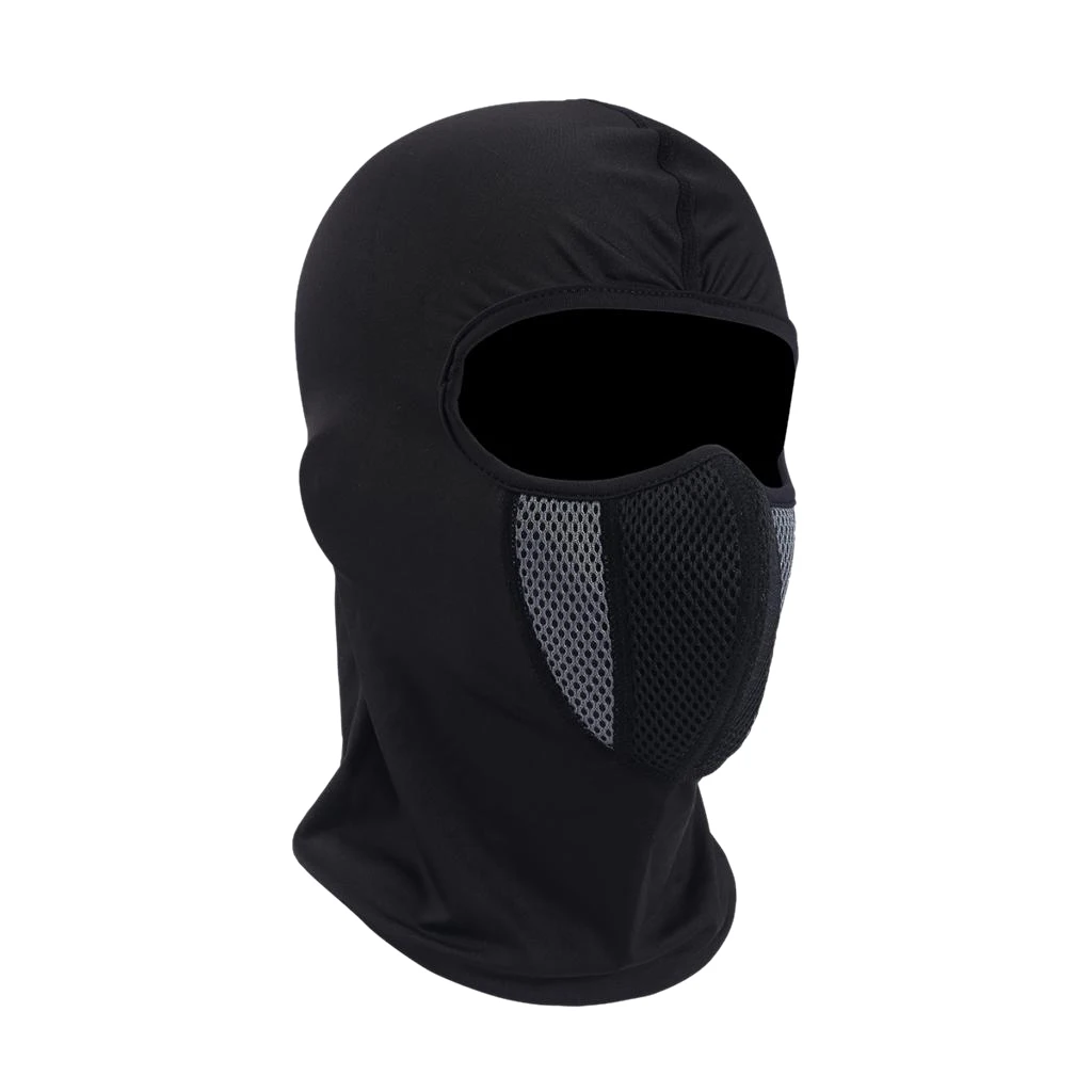 Motorcycle Full Face Mask Winter Warmer Fleece Helmet Liner Ski Biker Motocross Face Shield Kids Adult Under Helmet Face Mask 