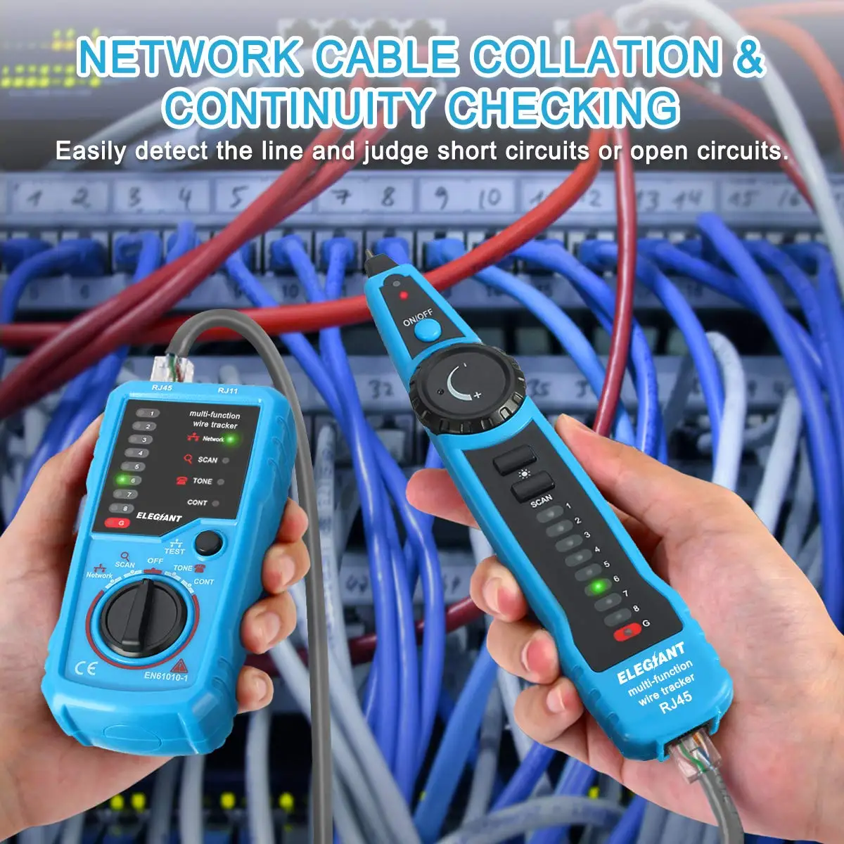 Wire Tracker RJ11 RJ45 Cable Line Finder Multifunction Wire