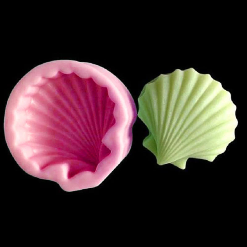 1X 3D Shell силиконовые формы для мыла пресс-форма для шоколада Сделай Сам ручной работы Торт Шоколадные конфеты пресс-формы для выпечки формы ручной работы