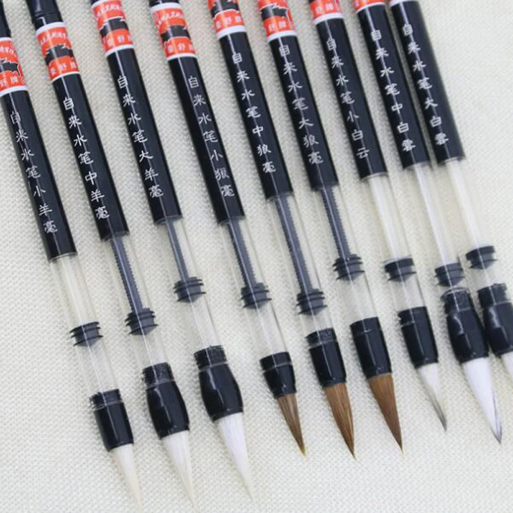 calligraphy 6Pc/Set Brush Pen water color School Student Office Gifts Stationery