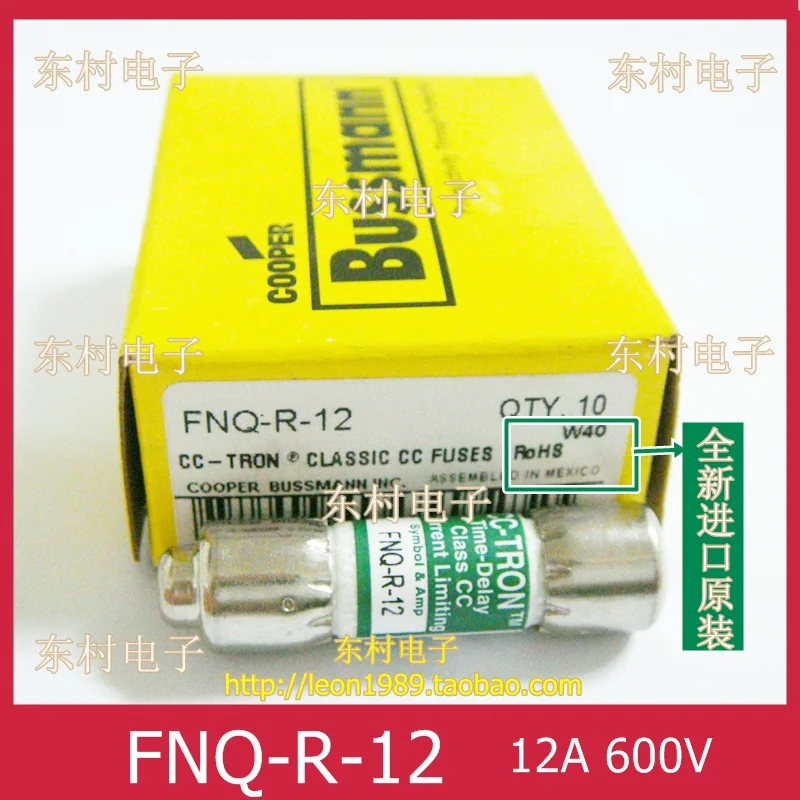 Импорт Bussmann CC-TRON предохранитель с задержкой FNQ-R-1/4 FNQ-R-1/2 FNQ-R-6/10 FNQ-R-8/10 FNQ-R-7-1/2-10 шт./лот