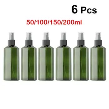 

6pcs Portable Mist Spray Bottle Empty Bottle Plastic Subpackaging Bottle Dispenser Spray Liquid Storage Container (Random Color)