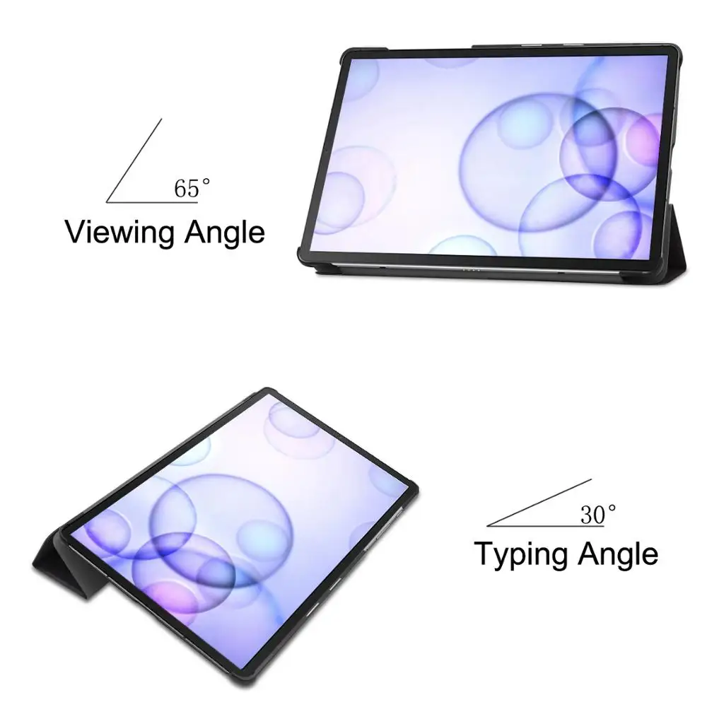 Флип-чехол для Samsung Galaxy Tab S6 10,5 SM-T860 SM-T865 смарт-магнит PU кожаный чехол Funda Coque+ Stylus