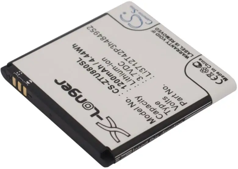 Аккумулятор cameron sino 1200 мАч для AMAZING A3 A3s ZTE Kis Flex KIS Q U880 S2 U880S2 V793 V795 V880 V880S2 | Мобильные