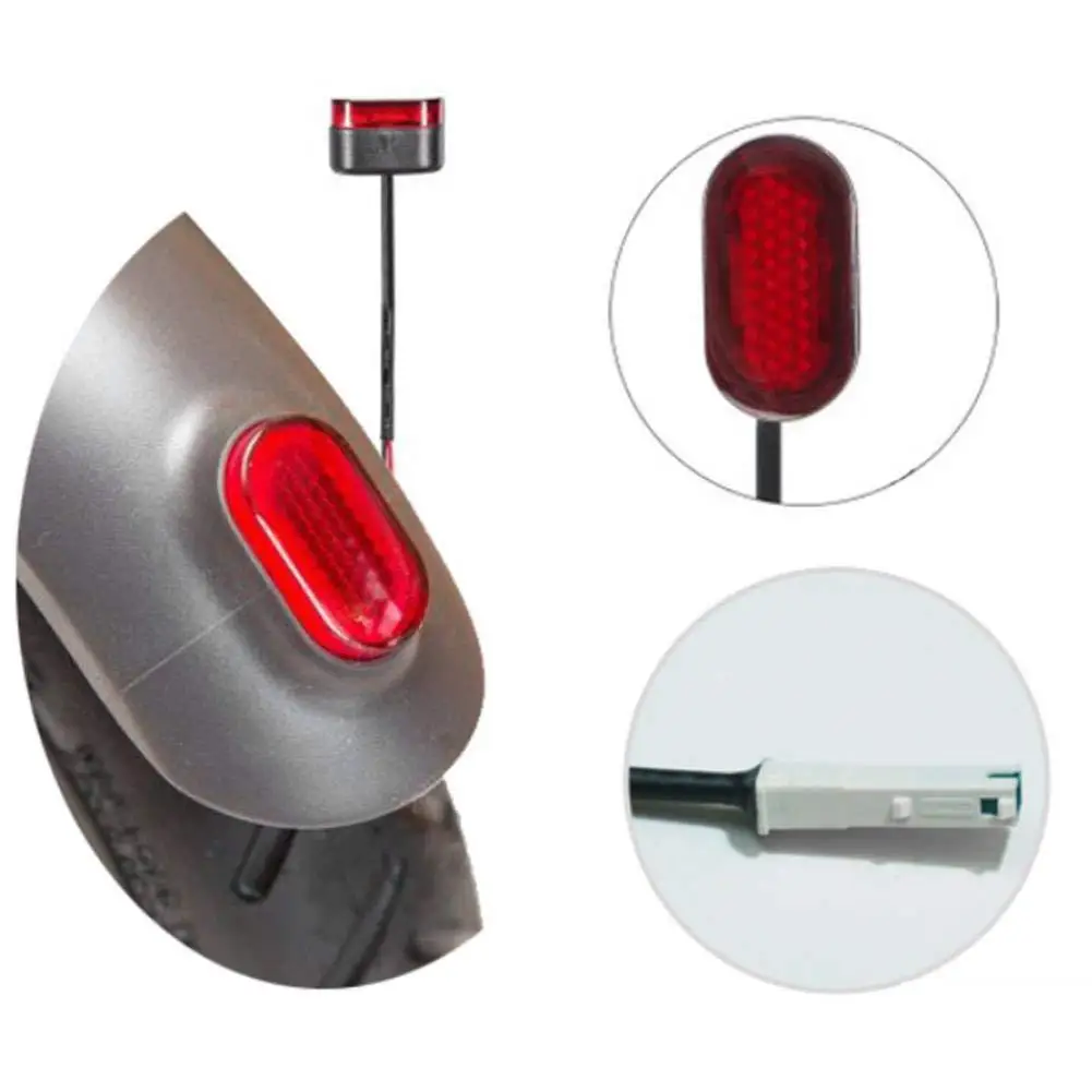 Электрический скутер задний фонарь для Xiaomi Mijia M365 M187 стоп-светильник тормозной светильник s с линией лампа брызговика скутер аксессуары