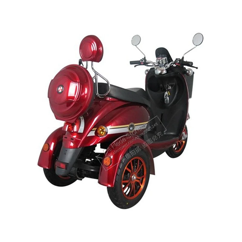 Модный дизайн для взрослых мужчин и женщин, трехколесный мотоцикл, 3 колеса, мотоцикл, мото, E велосипед, электрический мобильный скутер с корзиной