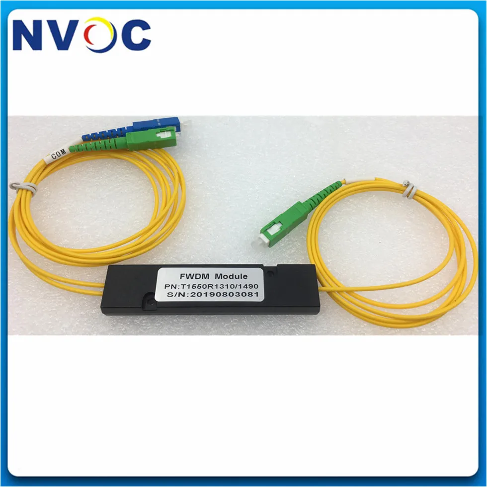 5 шт./лот 1*2 одномодовый FWDM соединитель 3 порта 1310/1490/нм микро-оптический