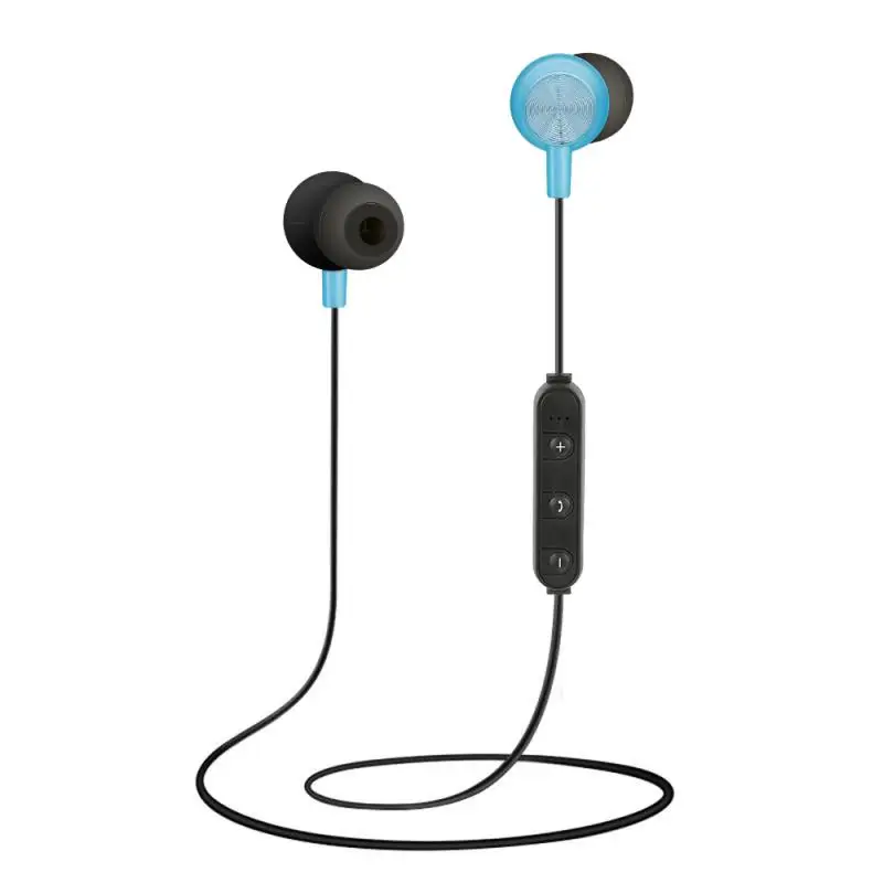 4 цвета Магнитные Bluetooth спортивные наушники Беспроводная гарнитура стерео бас наушники с микрофоном для huawei samsung iPhone - Цвет: Синий