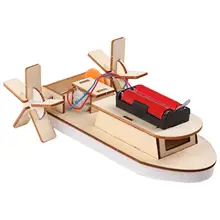 

Kids Science Toy Electric Ship Wooden Solar Physics Science Experiment Kit Educational Toy For Children School