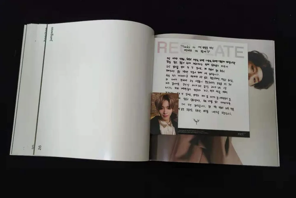 NCT 127 NCT127 亲笔签名 1辑 Regulate CD 金道英 和李泰容封面 3