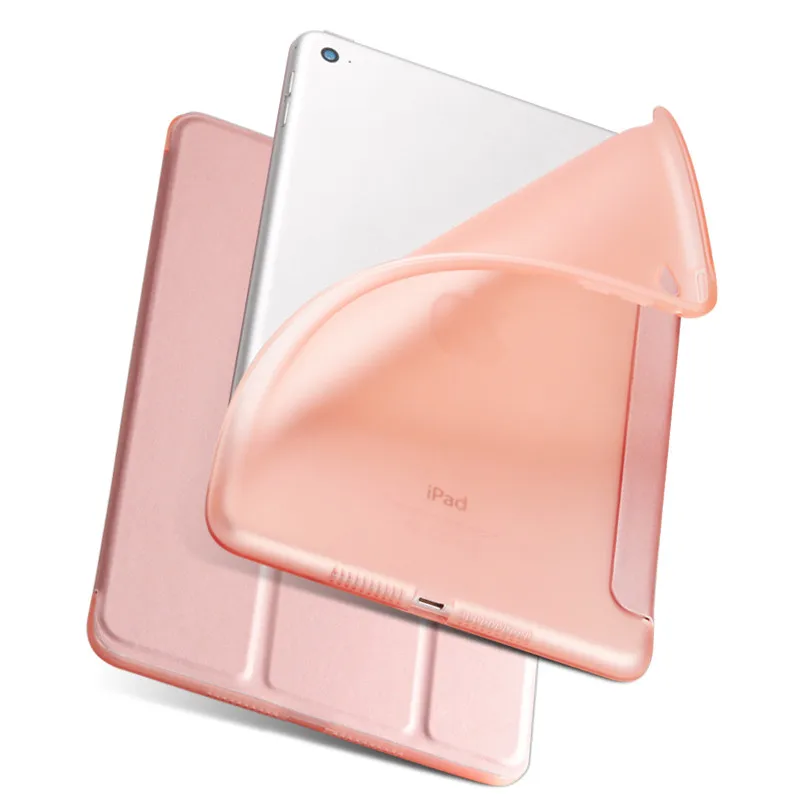Для iPad Air 2 Air 1 чехол для iPad чехол Funda ультра тонкий из искусственной кожи Чехол Мягкий силиконовый чехол для iPad 9,7 6th поколения Чехол