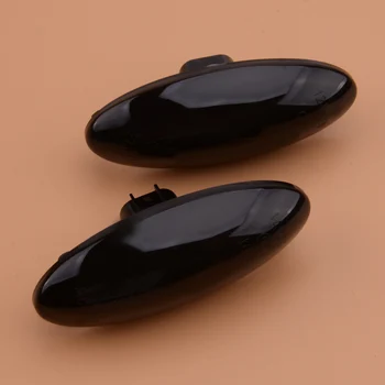 

beler 2 Pin 2Pcs/Set 12V DC LED Side Indicator Light Turn Signal fit for Toyota Yaris RAV4 AURIS COROLLA Smoke Lens