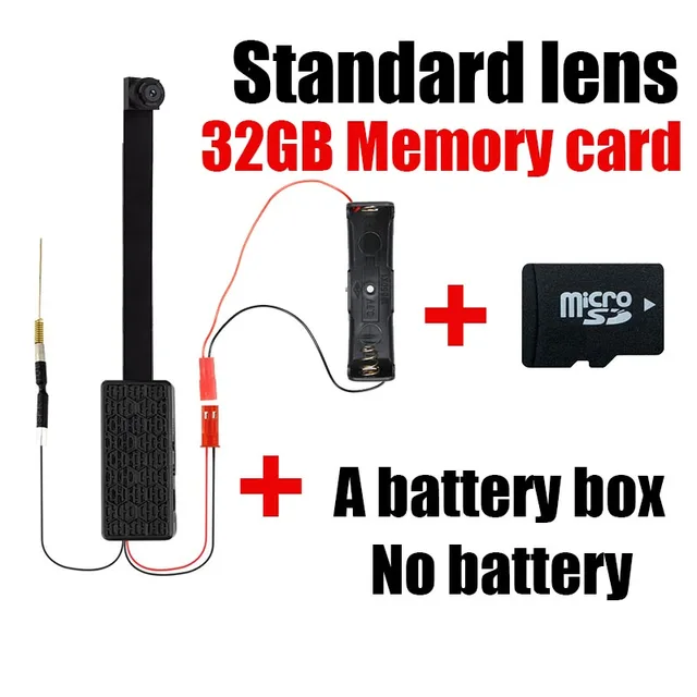 HD Mini Camera Mini Wireless DIY Portable WiFi IP Night vision Remote View P2P Micro webcam 1080P Digital Mini Camcorder 128G standard 32G