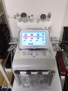 

6 in 1 hydrafacial Water Oxygen jet peeling Oxygen facial machine Deep Cleansing Exfoliating vaccum blackhead remover