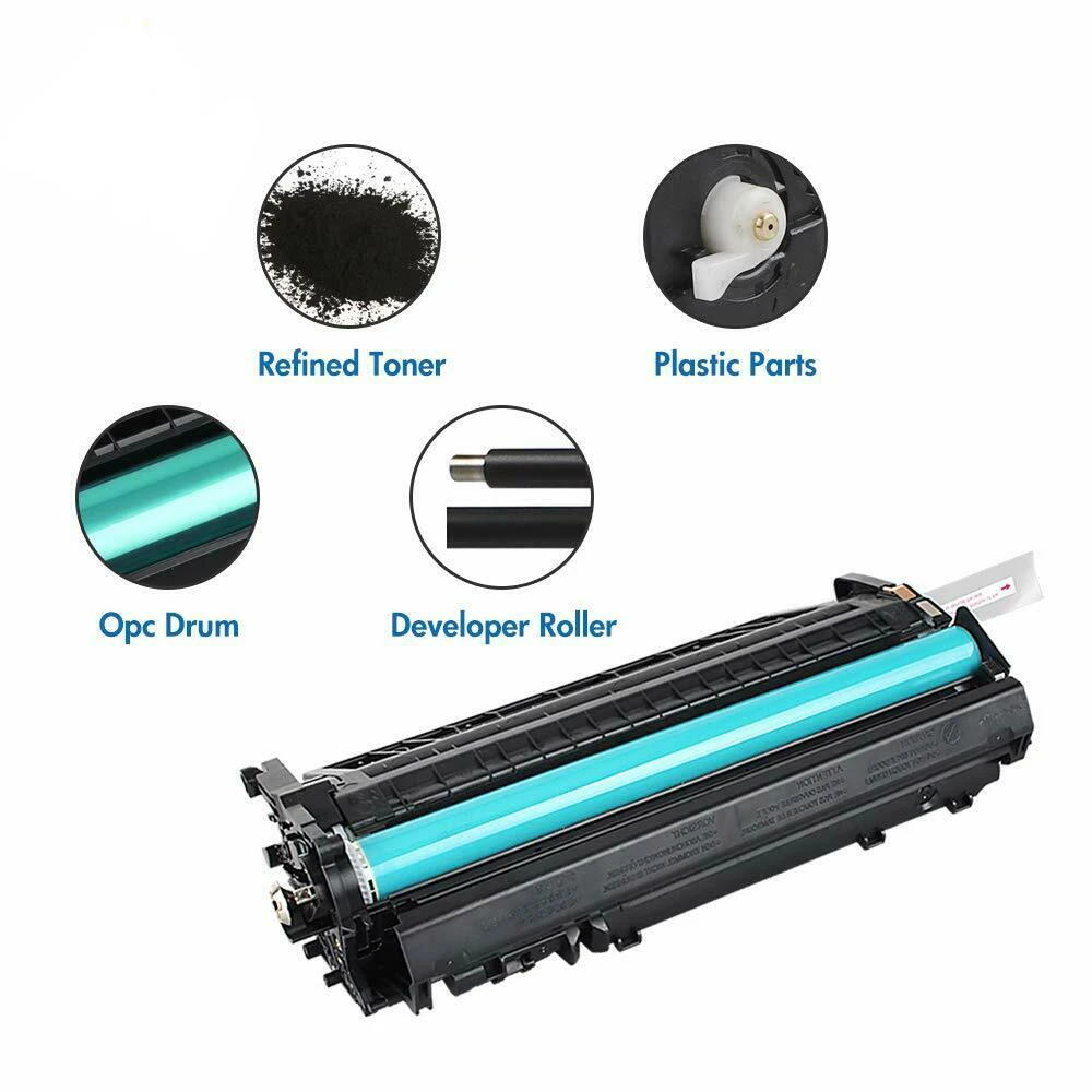 4XCompatible тонер-картридж для hp 202X 202A CF500X CF500A Laserjet Pro MFP M281fdw M254dw M281cdw M281dw M280nw с тонером для принтера