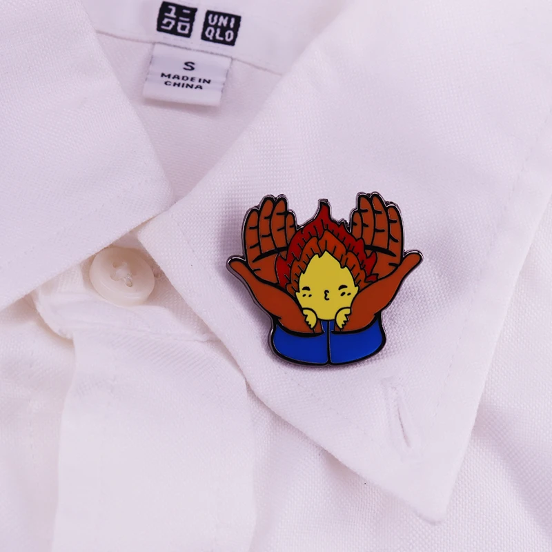 Kissy calciper pin Ghibi Howl's Moving Castle fans милый подарок|Броши| |