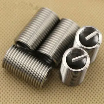 

10Pcs stainless steel 304 coiled wire thread plug-in M6 M8 M10 M12 M14 length thread repair screw plug-in repair tool