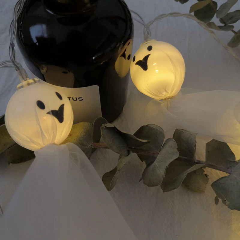 

String Lights Sunny Doll Ghost Light String Battery Style Outdoor Indoor Halloween Christmas Tree Decoration 1pcs
