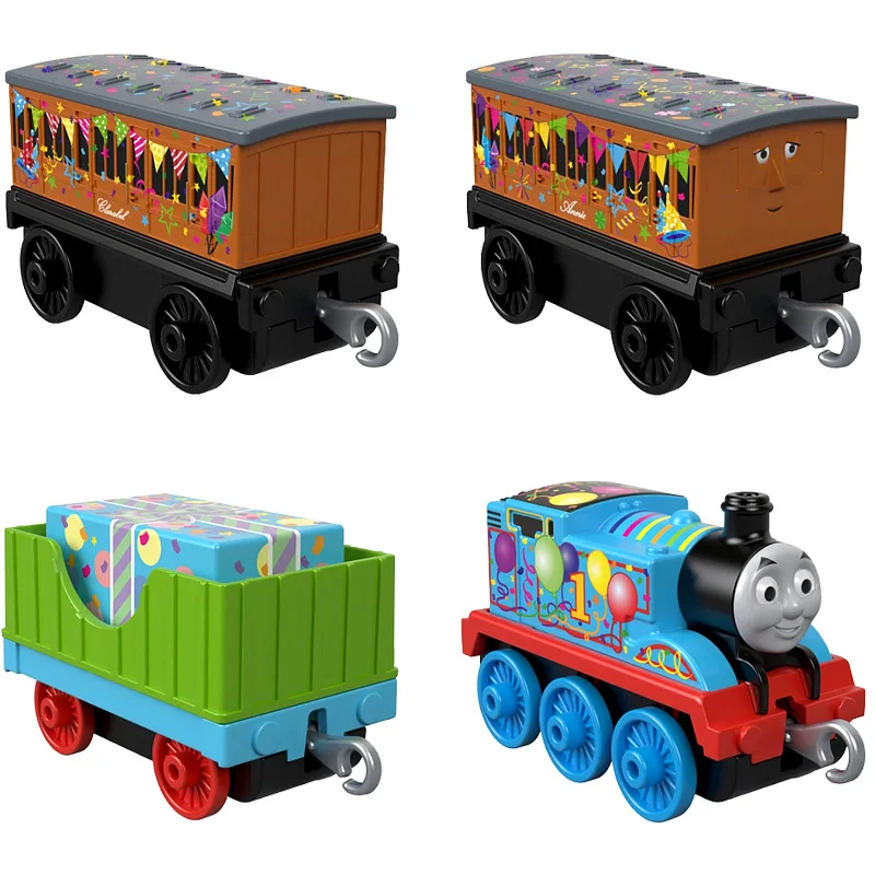 4 поезда/упаковка оригинальные паровозики Томас и его друзья литые под давлением модели автомобилей игрушки для детей Brinquedos детские игрушки