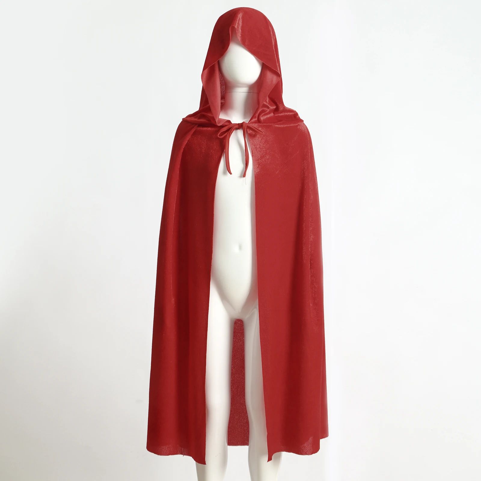 

Gothic Autumn Kids Women Men Carnival Halloween Hooded Cloaks Capes Robe Role Play Cosplay Costumes Party Coat Clothes