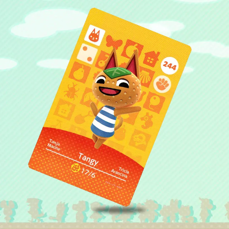 244 Tangy Animal Crossing Card Amiibo Card Work For Ns Switch Game New  Horizons - Access Control Card - AliExpress
