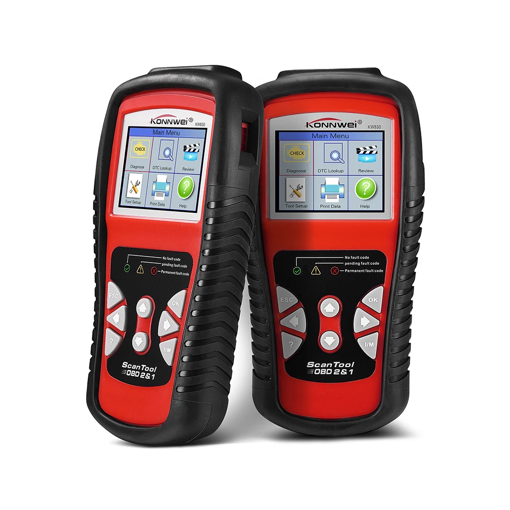 KONNWEI KW830 OBD2 ODB2 Автомобильный сканер для диагностики автомобиля Универсальный считыватель кодов ошибок ODB2 автомобильный диагностический S Авто Faul