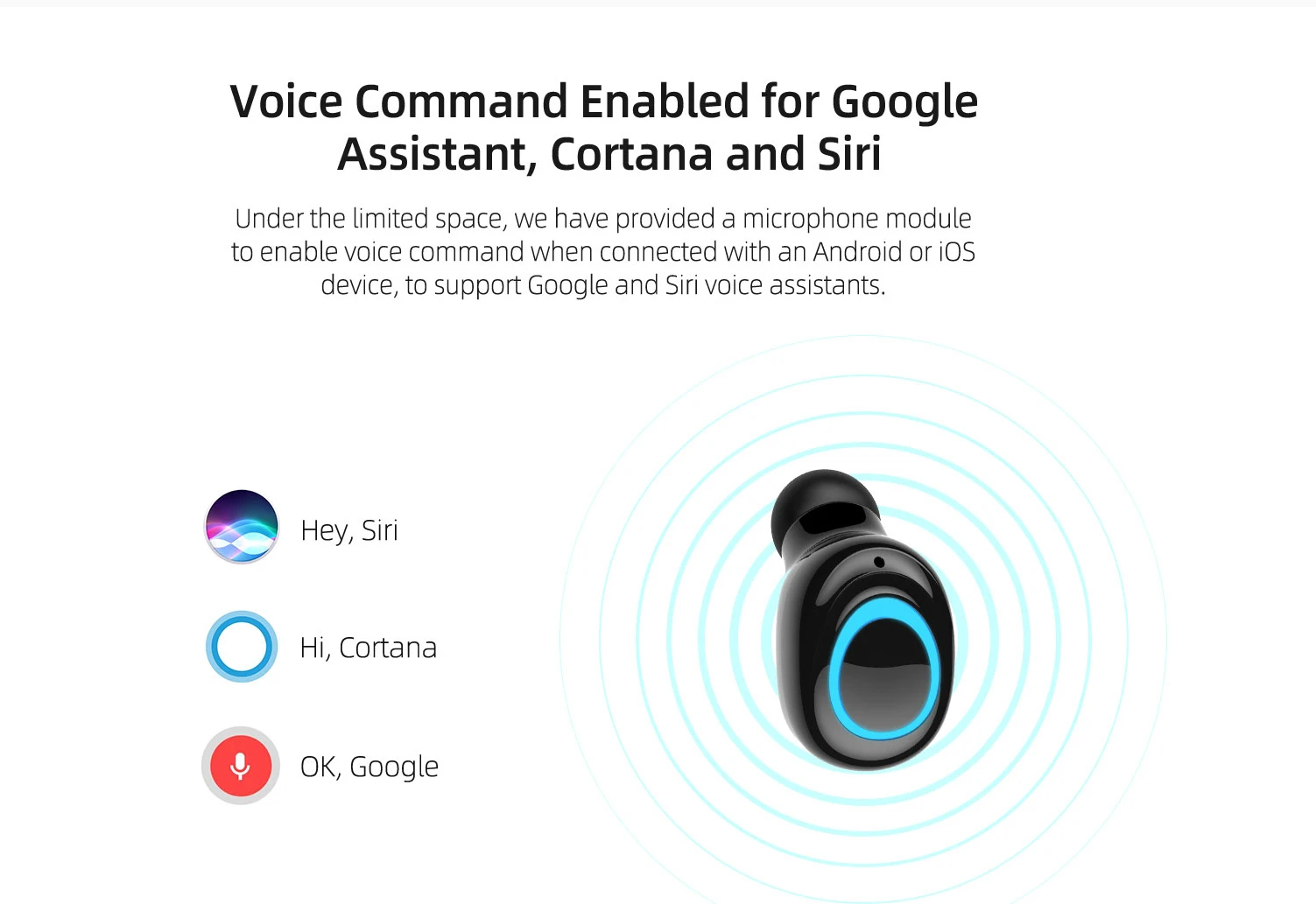 HD качество звука беспроводная гарнитура Bluetooth V5.0 стерео спортивные наушники Мобильная мощность 2200 мАч голосовой звонок для IPhone Android Горячая