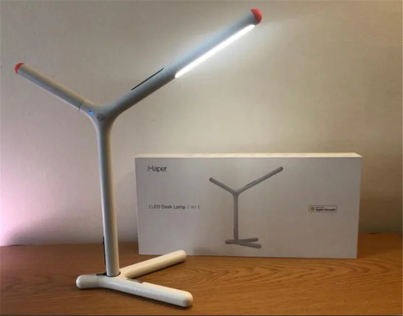 Ihaper Smart настольные лампы разноцветные-Функция съемный для защиты глаз Портативная, с датчиком движения встроенный Аккумулятор настольная лампа ночные лампы настольная лампа