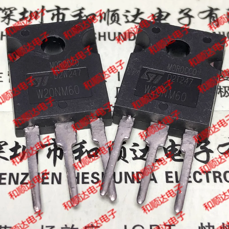 5 шт./W20NM60 STW20NM60-247 600V 20A TO247