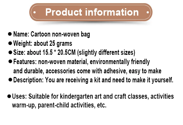 kindergarten lots arts crafts diy toys Colorful Mini Handbag crafts kids educational for children's toys girl/boy christmas gift