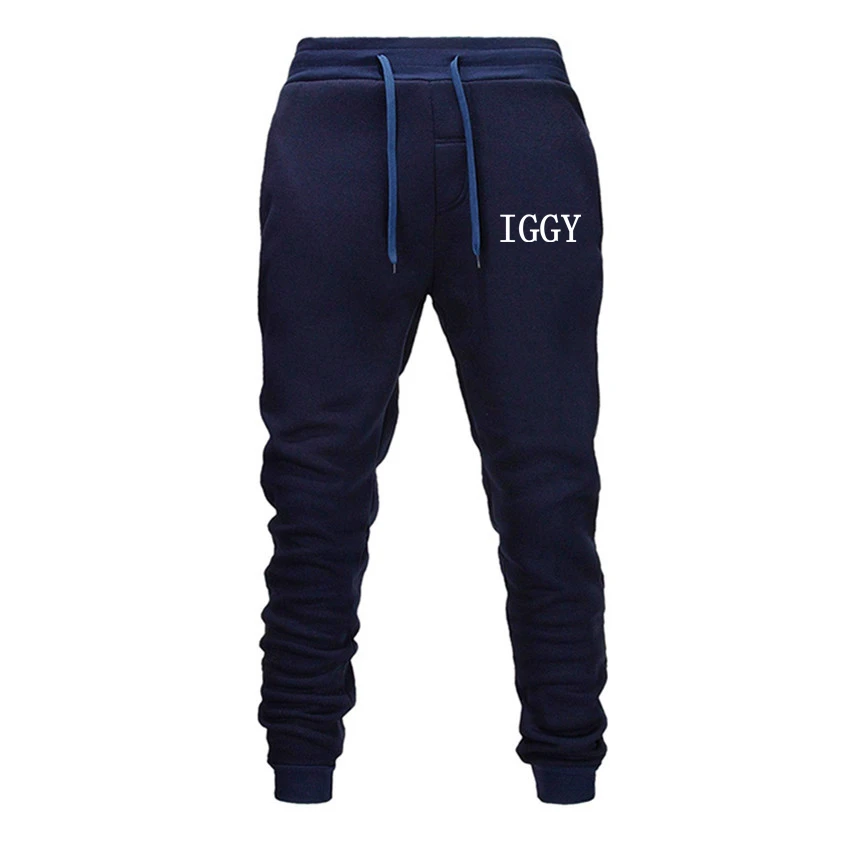 navyblue46 Плюс Размеры штаны повседневные, спортивные штаны, однотонные модные высокие уличные брюки мужские джоггеры более Размеры брендовые высококачественные серые джентльменские оригинальные комплекты Штаны - Цвет: navyblue46
