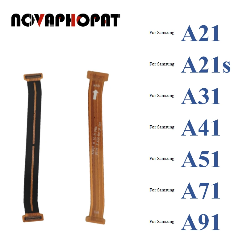 

10 шт., гибкий кабель для материнской платы Samsung Galaxy A21 A21s A31 A41 A51 A71 A91