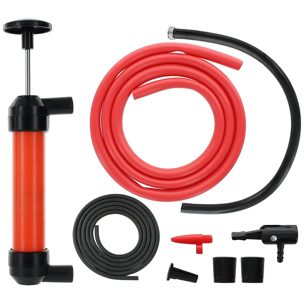 Bomba aceite Manual portátil, Extractor de aceite, Gas, sifón, tubo de succión para aceite, líquido, agua, productos químicos y combustible, estilismo para coche|Bombas de agua| - AliExpress