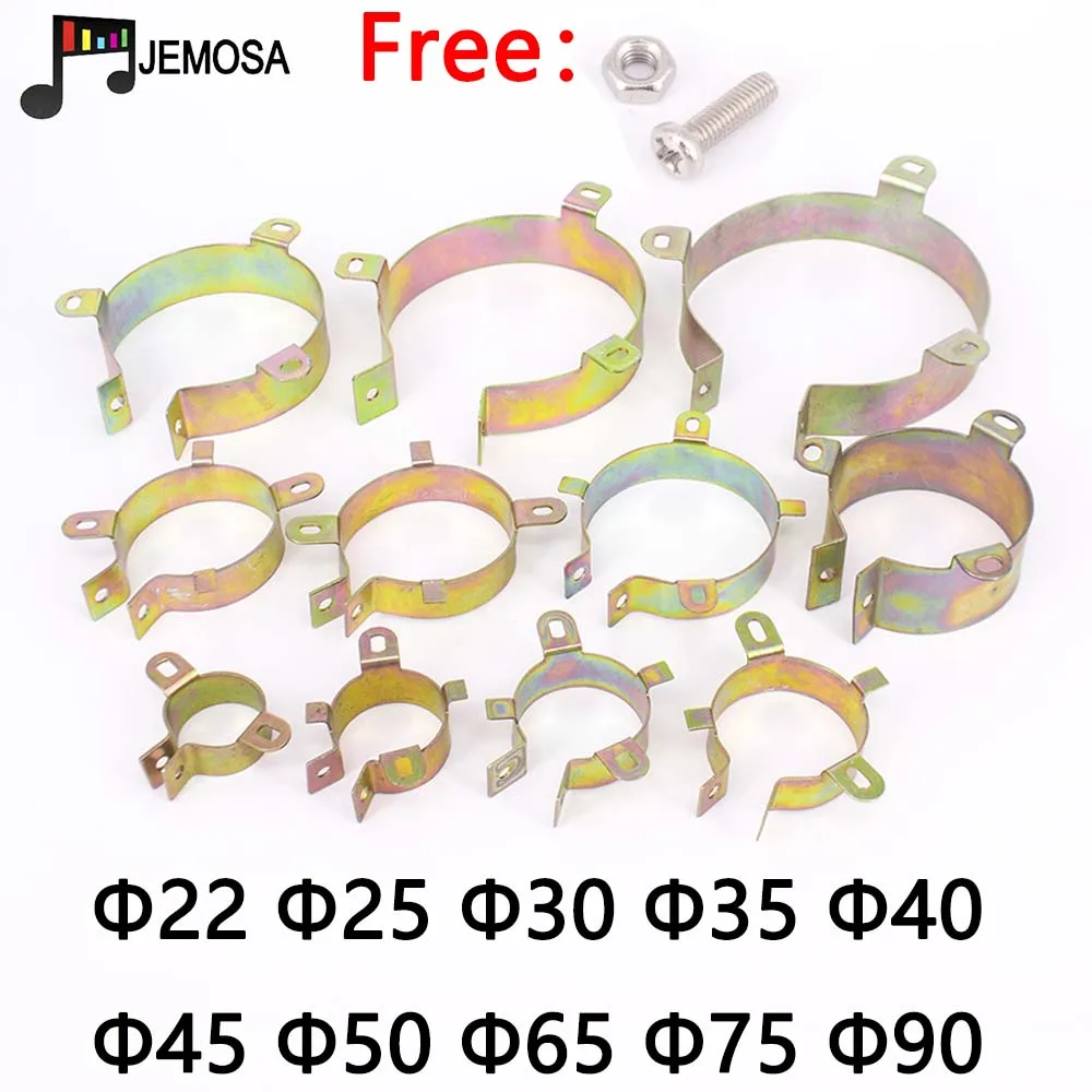 Suporte Durável do Capacitor Braçadeira Clap 30 mm 35 mm 40 mm 50 mm 65 mm 75 mm 90 mm Clipe de Montagem Superfície Chapeamento Zinco Peças - Image 6