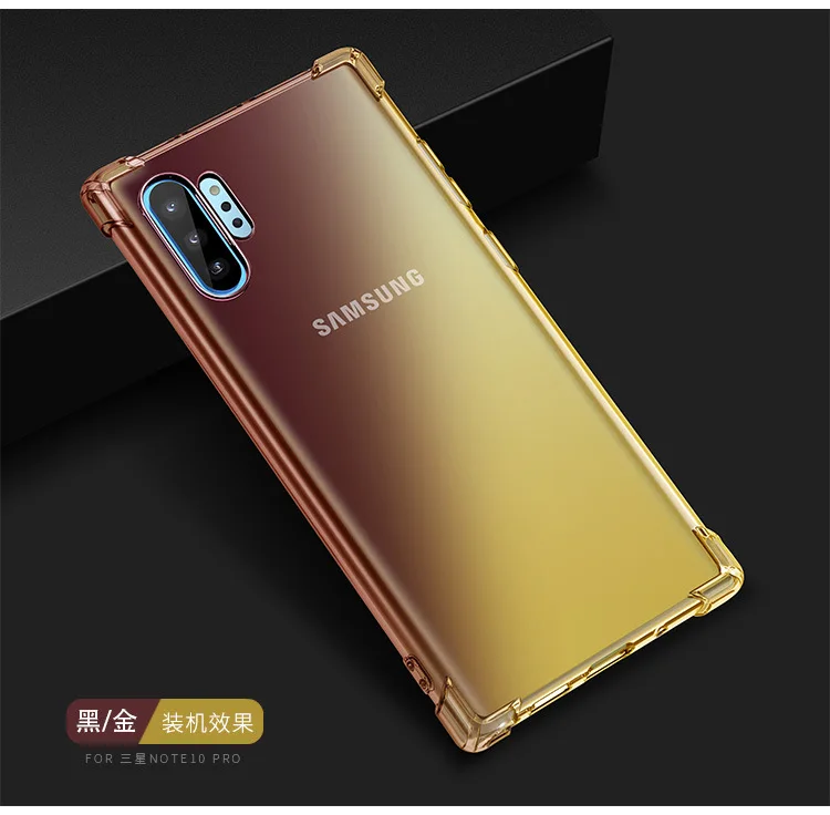 Для samsung Galaxy Note 10 противоударный прозрачный мягкий силиконовый чехол для S10 S10 Plus S10X S10 LITE S10E для samsung Note 10 Plus