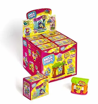 

MojiPops Party - Display of 12 Club Rooms with MojiPops figurines (Whole collection)