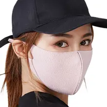 Унисекс зимняя двухслойная хлопковая маска для губ моющаяся против пыли 3D респиратор 40JF