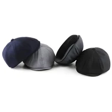 Модный берет шапка Кепки нежный Для мужчин ретро кепка газетчика Повседневное кепки с плоским козырьком восьмиугольная Кепки Винтаж художник Для мужчин женский берет