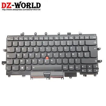 

New Original for Lenovo Thinkpad X1 Carbon 4th (MT: 20FB 20FC) French FR Keyboard Backlit Backlight Teclado 00PA709 SN20K74757