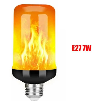 

Bedroom Flicker Flame Light Bulbs Fire Effect Decor Simulated Warm White