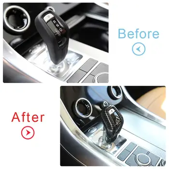 

For 2018-20 Land Rover Range Rover Sport Interior Modified Accessories Carbon Fiber Gear Shift Header Decorative Frame