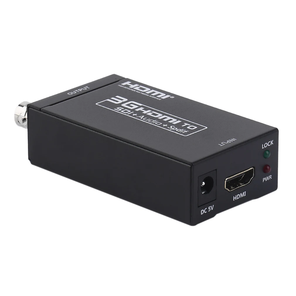 Профессиональный мини 3g HDMI к SDI и аудио и Spdif конвертер адаптер с аудио и Spdif HD к SDI/HD-SDI/3G-SDI