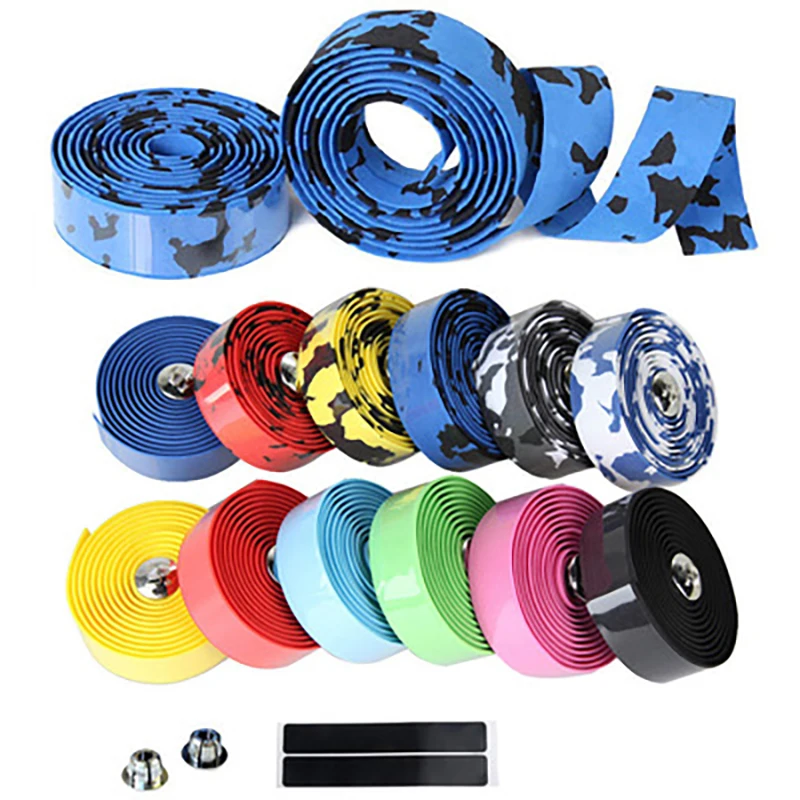 Bicycle Handlebar Strap Non slip Shock Strap EVA Absorber Elastic