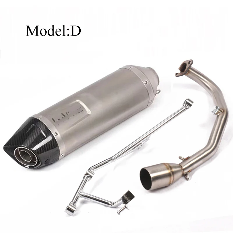 Для SYM GR125 GR150 125CC 150CC выхлопная система мотоцикла передняя Соединительная труба с Глушитель Трубы весь комплект трубы скольжения на