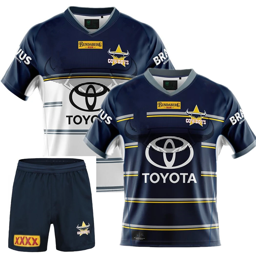 Cowboys 2022 Rugby Jersey Home Away Australia Retro Version Cowboys